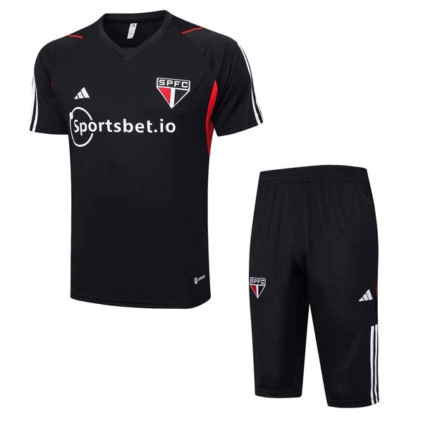 Camiseta Entrenamiento Sao Paulo Conjunto Completo 2023/24 Negro